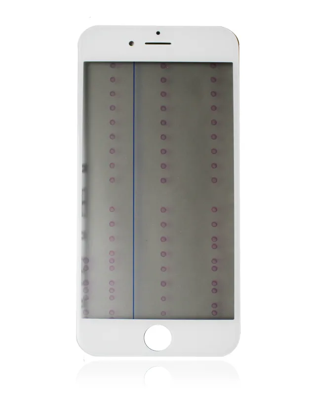 Sklo s rám / oca / polarizátor (předinstalováno) pro iPhone 6 (bílá)