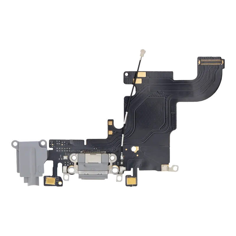 Flex kabel nabíjecího konektoru pro iPhone 6S (Aftermarket) (vesmírně šedá)