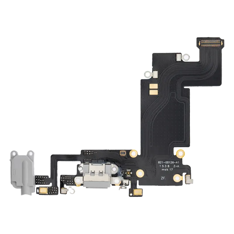 Flex kabel nabíjecího konektoru pro iPhone 6S Plus (Aftermarket) (stříbrná)