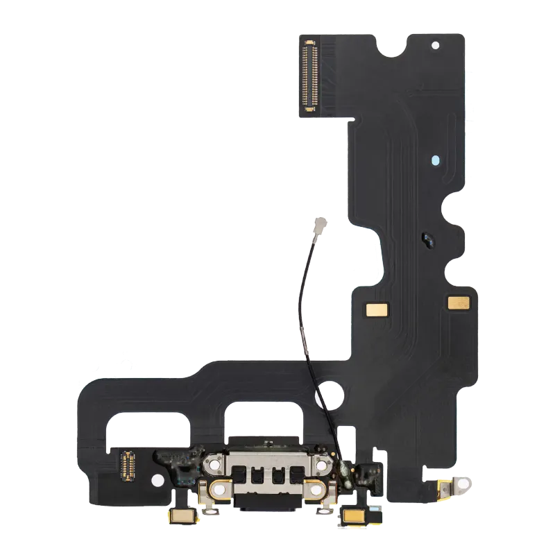 Flex kabel nabíjecího konektoru pro iPhone 7 (Aftermarket) ( / matná černá)