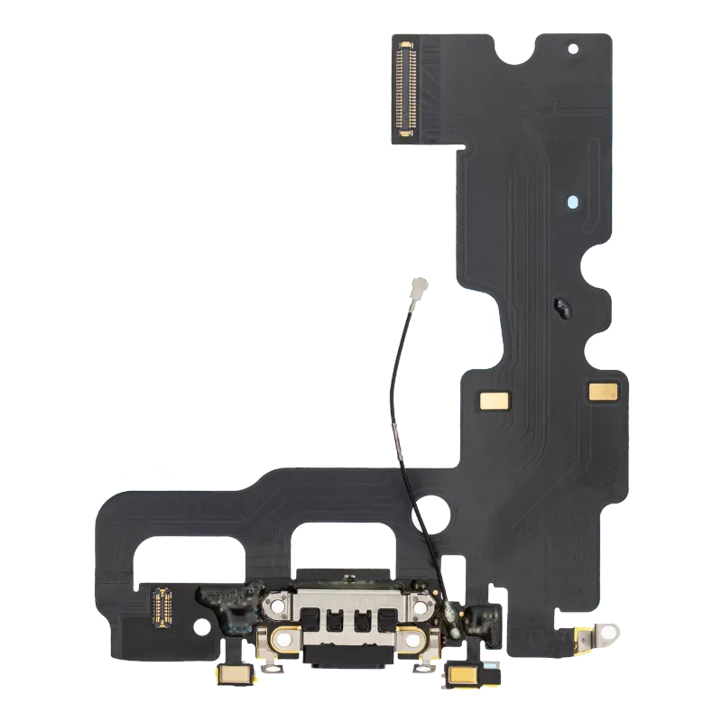 Flex kabel nabíjecího konektoru pro iPhone 7 (Premium) ( / matná černá)