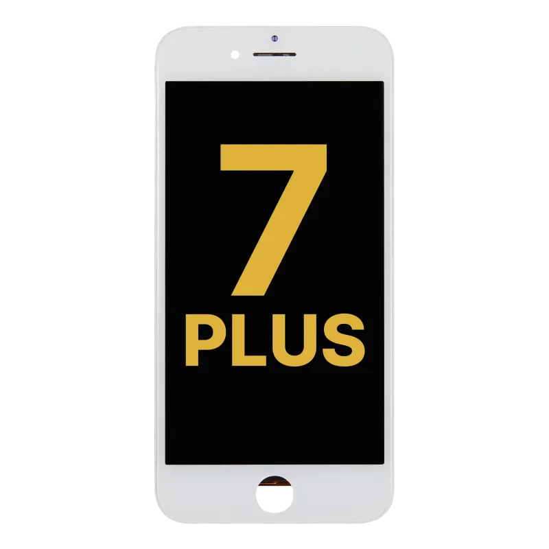 LCD displej s ocelovou deskou pro iPhone 7 Plus (Refurbished: LG) (bílá)