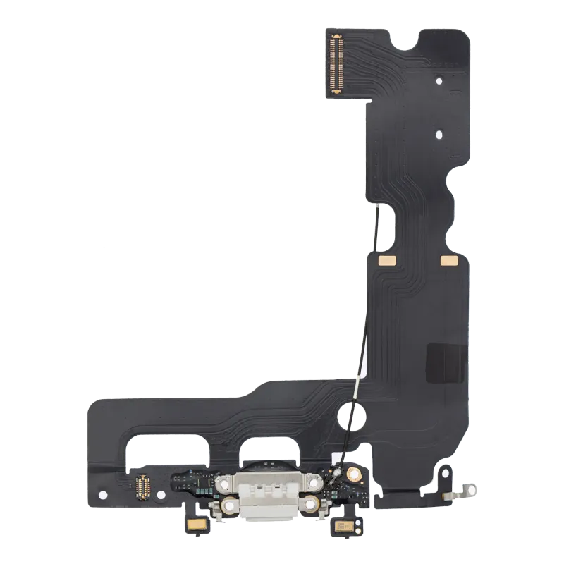 Flex kabel nabíjecího konektoru pro iPhone 7 Plus (Aftermarket) (stříbrná)